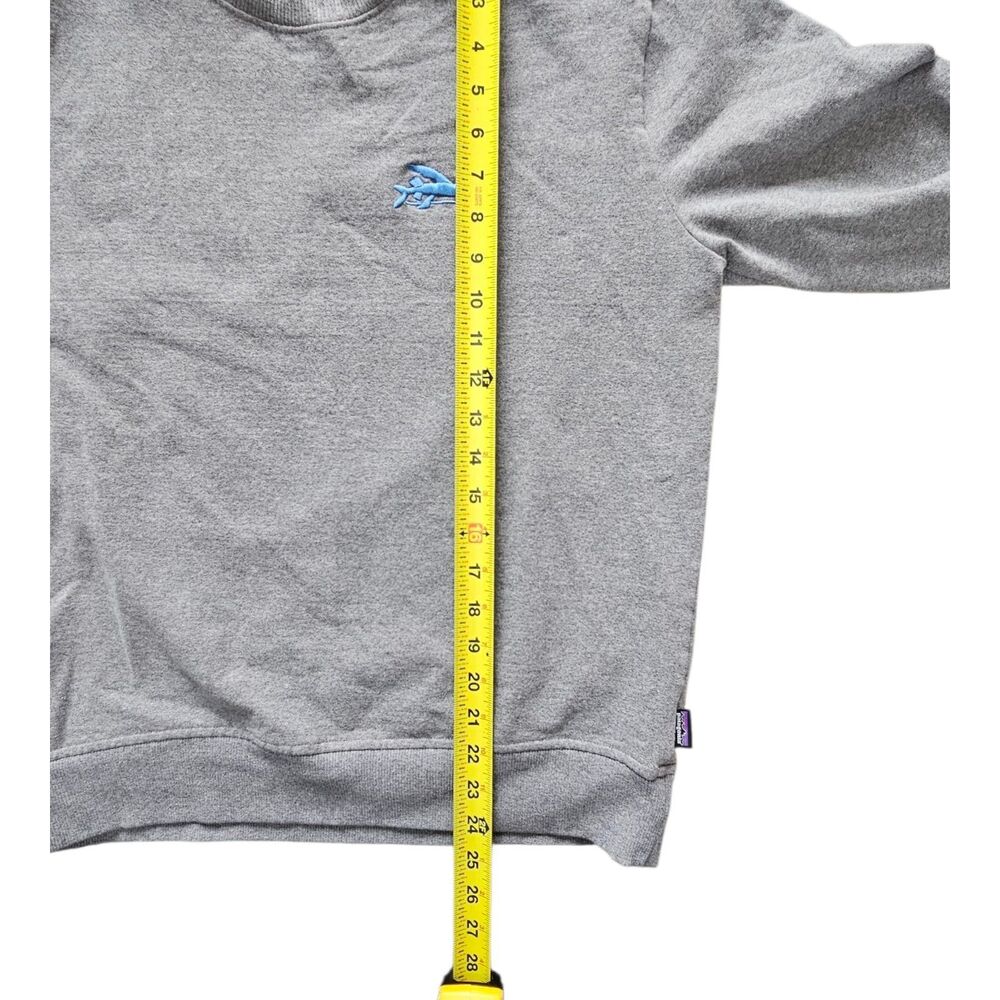 Patagonia Uprisal Crew Sweatshirt Mens Size M Regular Fit Gray Flying Fish - Picture 4 of 7